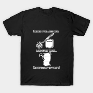 Toilet Brush & Paper Joke T-Shirt